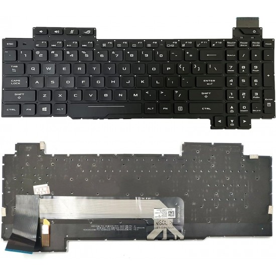 Tastatura Laptop, Asus, ROG Strix GL703VM, GL703GE, GL703GM, GL703VE, iluminata, layout US