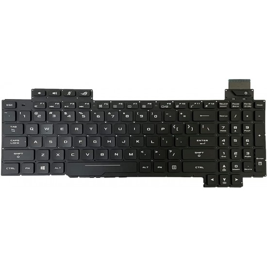 Tastatura Laptop, Asus, ROG Strix GL703VM, GL703GE, GL703GM, GL703VE, iluminata, layout US