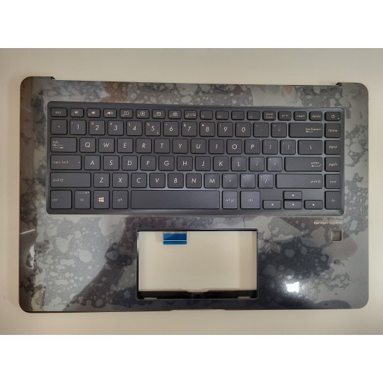 Carcasa superioara cu tastatura palmrest Laptop, Asus, ZenBook Pro UX550GD, UX550GDX, UX550GEX, 90NB0I83-R31UI0, iluminata, layout US