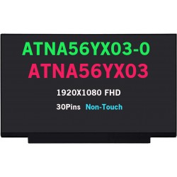 Display OLED Laptop, Asus, VivoBook 15 X1505VA, X1505ZA, 18200-15600900, 18200-15601500, 15.6 inch, 30 pini, non touch