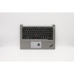 Carcasa superioara cu tastatura palmrest Laptop, Lenovo, Thinkpad E14 Type 20RA, 20RB, 5M10W64411, AP103000310SLH1, layout US