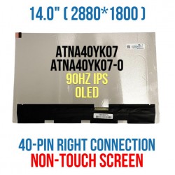 Display OLED Laptop, Asus, VivoBook 14 M1405YA, 18200-14000300, ATNA40YK07, Rezolutie 2.8K, 2880x1800, IPS, 90Hz, 40 pini, non touch