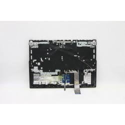 Carcasa superioara cu tastatura palmrest Laptop, Lenovo, Legion 5 Pro-16ACH6H Type 82JQ, 5CB1C14884, AM1ZV000, iluminata, 4 pini, Slate Grey, layout US