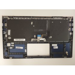 Carcasa superioara cu tastatura palmrest Laptop, Asus, ZenBook 14 UX433F, UX433FA, UX433FN, UX433FAC, 90NB0JQ1-R31UI0, iluminata, royal blue, layout US