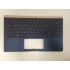 Carcasa superioara cu tastatura palmrest Laptop, Asus, ZenBook 14 UX433F, UX433FA, UX433FN, UX433FAC, 90NB0JQ1-R31UI0, iluminata, royal blue, layout US