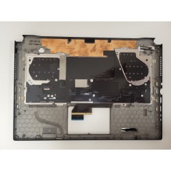 Carcasa superioara cu tastatura palmrest Laptop Gaming, Asus, ROG Zephyrus M 13N1-8FA0631, 13NR01V0AM0101, 90NR02E1-R31US0, 90NR02E1-R31UI0, iluminata, layout US