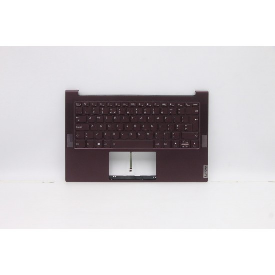 Carcasa superioara cu tastatura palmrest Laptop, Lenovo, Yoga Slim 7-14ARE05 Type 82A2, 82A5, 5CB0Z32195, 4BLS2TALV60, iluminata, layout UK Carcasa Laptop