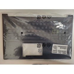 Carcasa superioara cu tastatura palmrest Laptop, Asus, VivoBook 15 M513U, M513UA, M513IA, X513UA-2K, 13N1-BAA0K11, 13N1-CPM0101, 90NB0TP1-R32UI1, 90NB0TP1-R32UI0, iluminata, layout US