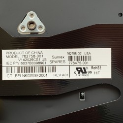 Tastatura Laptop, HP, ZBook 14 Mobile Workstation, iluminata, cu mouse pointer, 762758-001, layout US