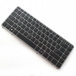 Tastatura Laptop, HP, EliteBook 740 G2, 745 G2, 750 G2, 840 G2, 850 G2, iluminata, cu mouse pointer, 762758-001, layout US
