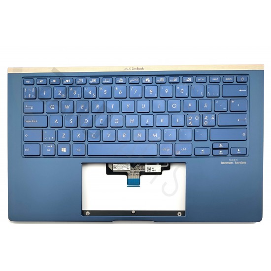 thumbnail image 2 of Genuine ASUS ZenBook UX490U Palmrest With US Backlit Keyboard – Full QWERTY Layout 2 of 2