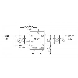 SMD MP3414DJ, IACMD, IACMB, IACMx, MP3414, ACMD, ACMB, ACMx SOT23-8