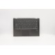 Carcasa superioara cu tastatura palmrest Laptop, Lenovo, Yoga 520-14IKB Type 80X8, 80YM, 81C8, 5CB0N89971, AM1YM000200, iluminata, fingerprint, gri inchis, layout US Carcasa Laptop