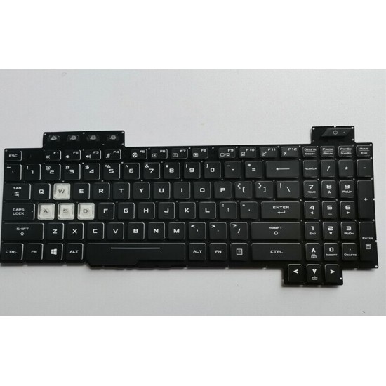 Tastatura Laptop Gaming, Asus, TUF TUF505DD, TUF505DT, TUF505DY, TUF505GD, FX86, FX86S, FX86SF, FX86F, iluminata, RGB, layout US Tastaturi noi