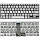 Tastatura Laptop, Asus, VivoBook 14 F409, F409FA, F409FJ, argintie, layout US Tastaturi noi