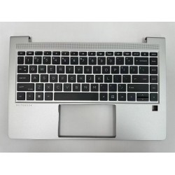 Carcasa superioara cu tastatura palmrest Laptop, HP, EliteBook 640 G9, 645 G9, N17709-001, iluminata, layout US
