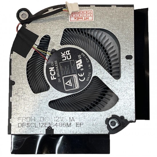 Ventilateur Refroidissement CPU Pour Acer Nitro 5 / Predator Helios 300 - Modèles AN515-58, PH315-55, Etc.