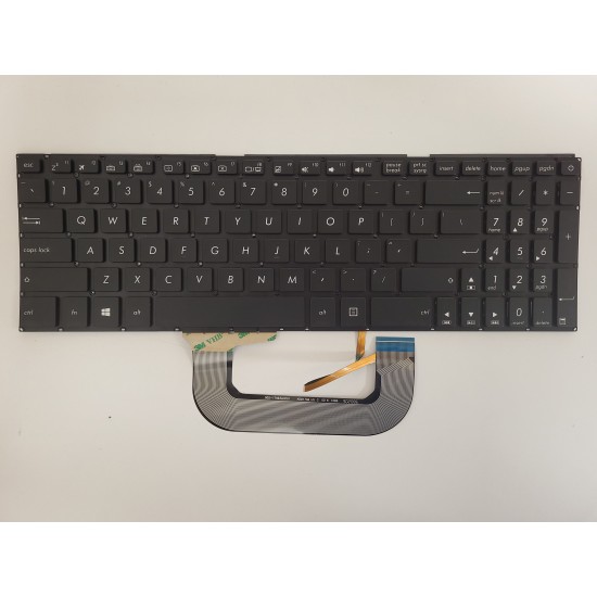 Tastatura Laptop, Asus, N705, N705NC, N705UF, N705UQ, N705UV, iluminata, layout US Tastaturi noi