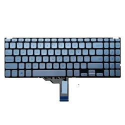 Tastatura Laptop, Asus, ExpertBook P1 P1510, P1510CJ, P1510CD, P1510CDA, P1510CJA, argintie, iluminata, layout US