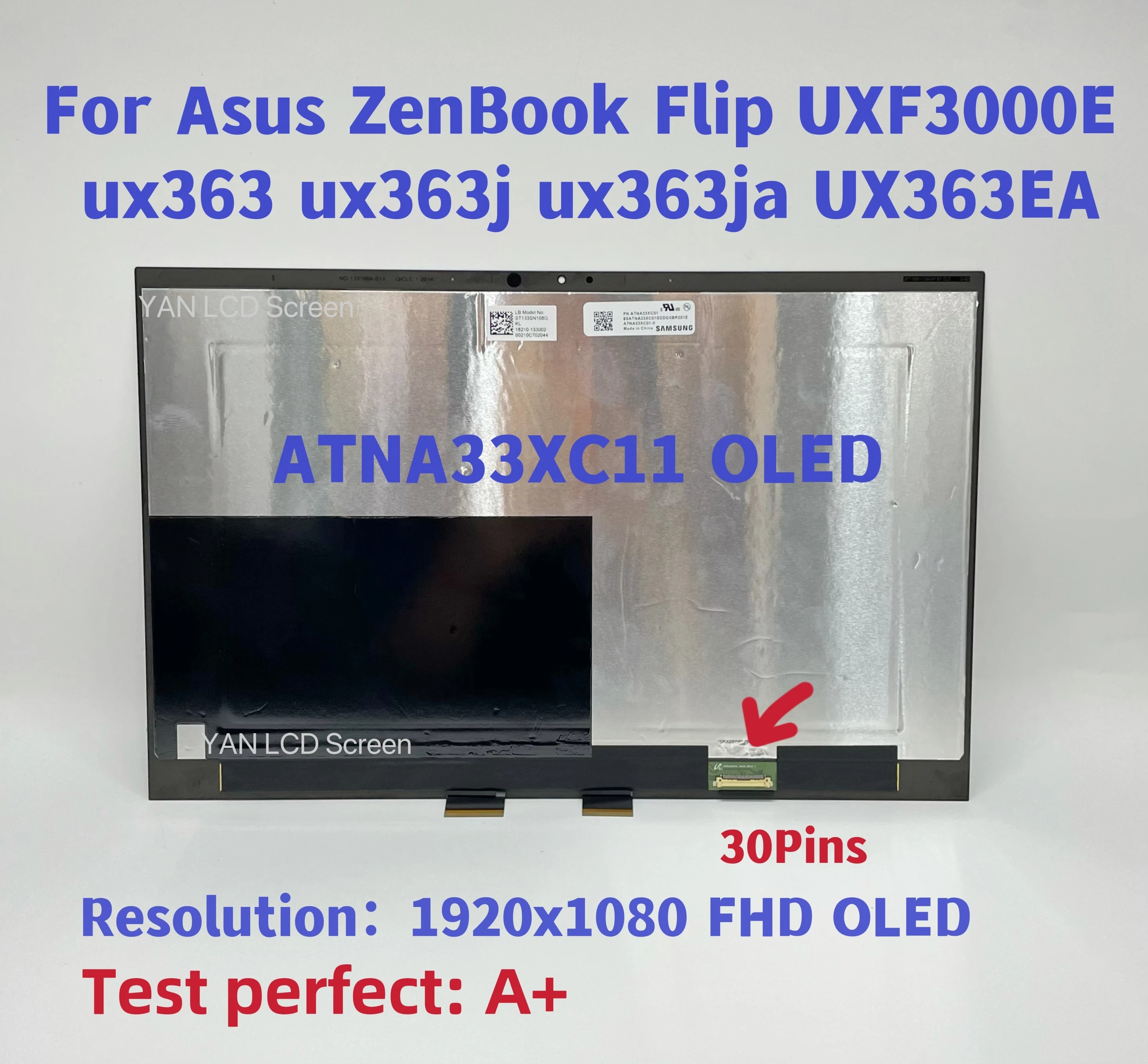 ASUS - semantic Ansamblu Display Laptop, Asus, Zenbook Flip S 13 UX363EA