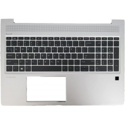 Carcasa superioara cu tastatura palmrest Laptop, HP, ProBook 450 G7, 455 G7, L45091-B31, L45090-001, iluminata, layout US