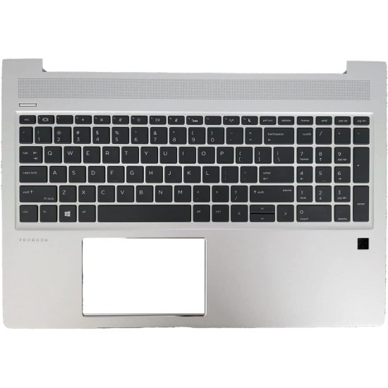 Carcasa superioara cu tastatura palmrest Laptop, HP, ProBook 450 G7, 455 G7, L45091-B31, L45090-001, iluminata, layout US Carcasa Laptop