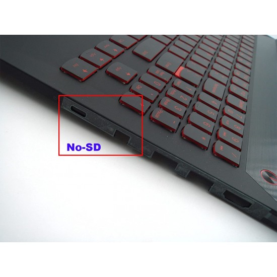 Carcasa superioara cu tastatura palmrest Laptop, Lenovo, Legion Y520-15IKBM Type 80YY, 5CB0P24357, cu iluminare, pentru GTX 1060