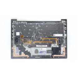 Carcasa superioara cu tastatura palmrest Laptop, Lenovo, ThinkPad X1 Carbon 11th Type 21HM, 21HN, 5M11H62767, 5M11H62765, iluminata, layout US