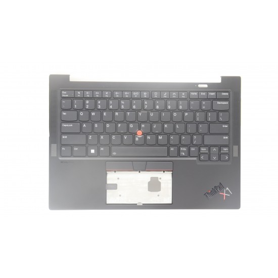 Carcasa superioara cu tastatura palmrest Laptop, Lenovo, ThinkPad X1 Carbon 11th Type 21HM, 21HN, 5M11H62767, 5M11H62765, iluminata, layout US