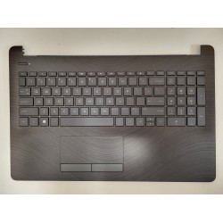 Carcasa superioara cu tastatura palmrest Laptop, HP, Pavilion 250 G6, 255 G6, 256 G6, 258 G6, 15-BS, 15-BW, 15-BP, 15T-BR, 15G-BR, 15T-BS, 15-BR, TPN-C129, TPN-C130, AM204000100, 925011-001, neagra, iluminata, layout US