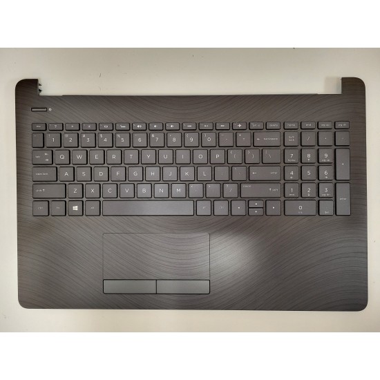 Carcasa superioara cu tastatura palmrest Laptop, HP, Pavilion 250 G6, 255 G6, 256 G6, 258 G6, 15-BS, 15-BW, 15-BP, 15T-BR, 15G-BR, 15T-BS, 15-BR, TPN-C129, TPN-C130, AM204000100, 925011-001, neagra, iluminata, layout US Carcasa Laptop