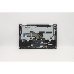 Carcasa superioara cu tastatura palmrest Laptop, Lenovo, Yoga 7-14ITL5 Type 82BH, 82LW, 5CB1A16224, AM1RW000100, Slate Grey, iluminata, layout US 