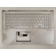 Carcasa superioara cu tastatura palmrest Laptop, Asus 2in1, ZenBook Flip UX561UA, UX561UAR, UX561UN, 90NB0G42-R30300, 13NB0G42AP0241, iluminata, argintie, layout US Carcasa Laptop