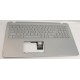 Carcasa cu tastatura palmrest Laptop, Asus, ZenBook Flip UX560UA, UX560UAK, 90NB0BZ2-R31US1, 13NB0BZ2P02211-1, 13NB0BZ2AM0401, iluminata, argintie, layout US