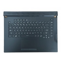 Carcasa superioara cu tastatura palmrest Laptop Gaming, Asus, ROG Strix G G531GT, 13N1-8HA0F21, 13NR01N3AP0121, 90NR01L4-R31US0, iluminata RGB, layout US