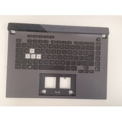 Carcasa superioara cu tastatura palmrest Laptop Gaming, Asus, ROG Strix G15 G513QM, G513QC, G513IC, G513IE, 90NR0572-R33UI1, 13NR0512P01011, 13NR0512P01011-3, iluminare RGB 4-ZONE, layout US