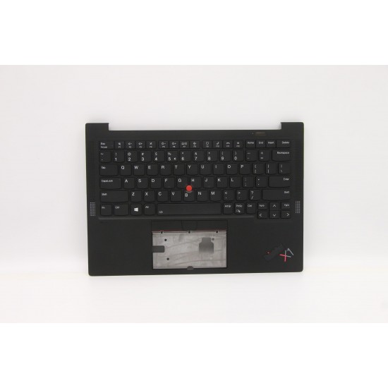 Carcasa superioara cu tastatura palmrest Laptop, Lenovo, Thinkpad X1 Carbon 9th Gen Type 20XW, 20XX, 5M11C53273, 5M11C53345, iluminata, layout US Carcasa Laptop