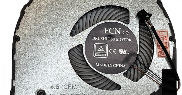 Ventilateur De Refroidissement Pour CPU D'ordinateur Portable - Compatible 7500/7506 CPU, Modèle 0CTCNV/PB8006S05HS2 - Dissipateur Métallique, 5V - 5