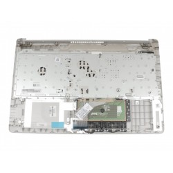 Carcasa superioara cu tastatura palmrest Laptop, HP, 15-DA, 15T-DA, 15-DB, 15T-DB, 15Z-DB, 15-CA, 15-DR, 250 G7, 255 G7, TPN-C135, TPN-C136, AM29M000100, AP29M000A80, argintiu