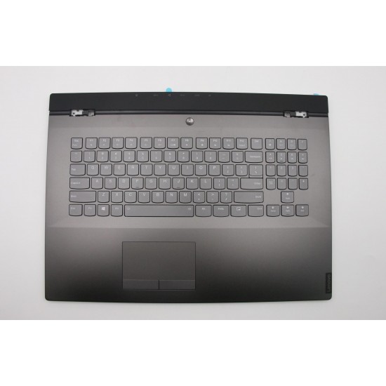 Carcasa superioara palmrest Laptop, Lenovo, Legion Y740-17IRGg Type 81UJ, 5CB0S16455, AM2GS000200, AP2GS000200, iluminata, RGB, layout US Carcasa Laptop