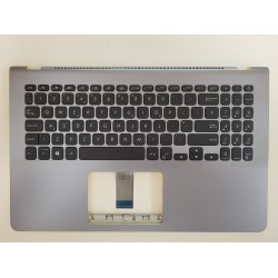 Carcasa superioara cu tastatura palmrest Laptop, Asus, X510, X510U, X510UQ, X510UR, F510, F510U, S510, S510U, S510UN, K510, K510U, R520U, 90NB0I94-R32UK0, iluminata, layout UK