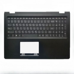 Carcasa superioara cu tastatura palmrest Laptop, Lenovo, Flex 3-1580 Type 80R4, 5CB0H91243, 460.03S05.0014, iluminata, layout US