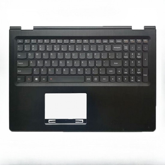 Carcasa superioara cu tastatura palmrest Laptop, Lenovo, Yoga 500-15IHW Type 80N7, 20586, 5CB0H91243, 460.03S05.0014, iluminata, layout US Carcasa Laptop
