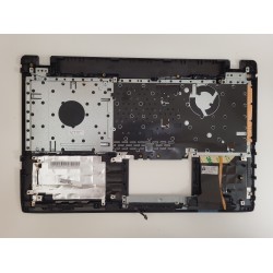 Carcasa superioara cu tastatura palmrest Laptop, Asus, ROG GL553VW, 90NB0DC1-R30130, iluminata, conector 4 pini, taste portocalii, layout DE (germana)