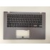 Carcasa superioara cu tastatura palmrest Laptop, Asus, VivoBook 14 X409, X409BA, X409DA, X409DJ, X409DL, X409FA, X409FB, iluminata, gri, layout US