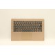 Carcasa superioara cu tastatura palmrest Laptop, Lenovo, Yoga 920-13IKB Type 80Y7, 5CB0Q09694, AM14U000210, iluminata, aurie, layout UK