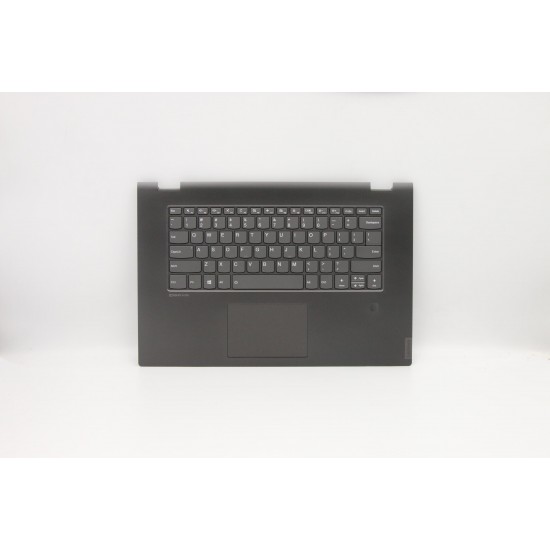 Carcasa superioara palmrest cu tastatura Laptop, Lenovo, IdeaPad C340-15IIL Type 81XJ, 5CB0S17576, AM2G9000200, iluminata, cu fingerprint, layout US Carcasa Laptop