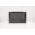 Carcasa superioara palmrest cu tastatura Laptop, Lenovo, FLEX-15IIL Type 81XK, 5CB0S17576, AM2G9000200, iluminata, cu fingerprint, layout US