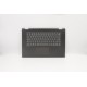 Carcasa superioara palmrest cu tastatura Laptop, Lenovo, FLEX-15IIL Type 81XK, 5CB0S17576, AM2G9000200, iluminata, cu fingerprint, layout US Carcasa Laptop