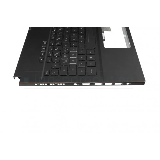 Carcasa superioara cu tastatura palmrest Laptop, Asus, ROG Zephyrus M GM501GM, GM501GS, iluminata, RGB, 90NR00F2-R31GE0, layout DE (germana) Carcasa Laptop